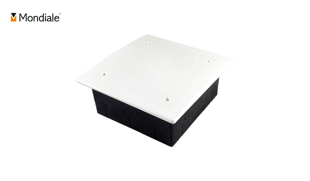 CAIXA MONDIALE DE PASSAGEM DE EMBUTIR 20CMX20CM COR BRANCO