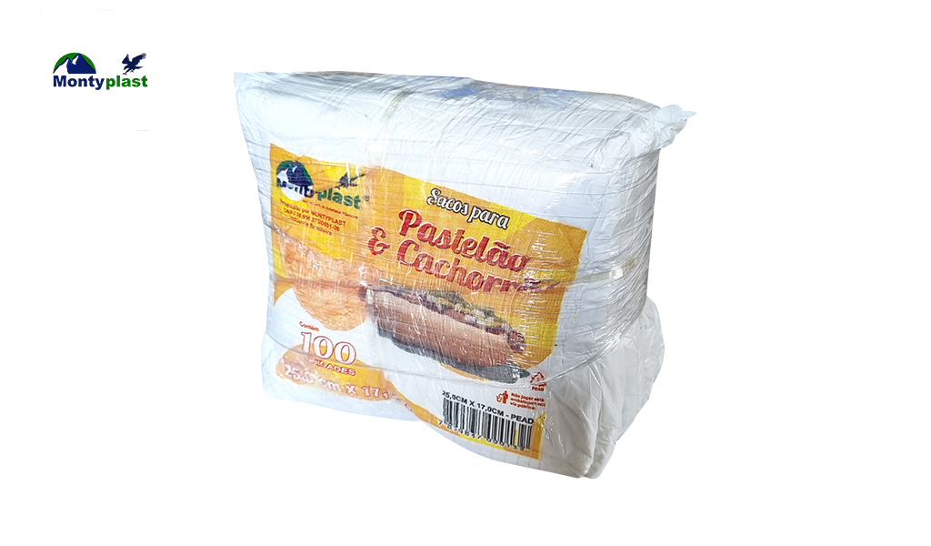 SACO MONTYPLAST DOGAO 25X17CM - COM 1000 UNIDADES