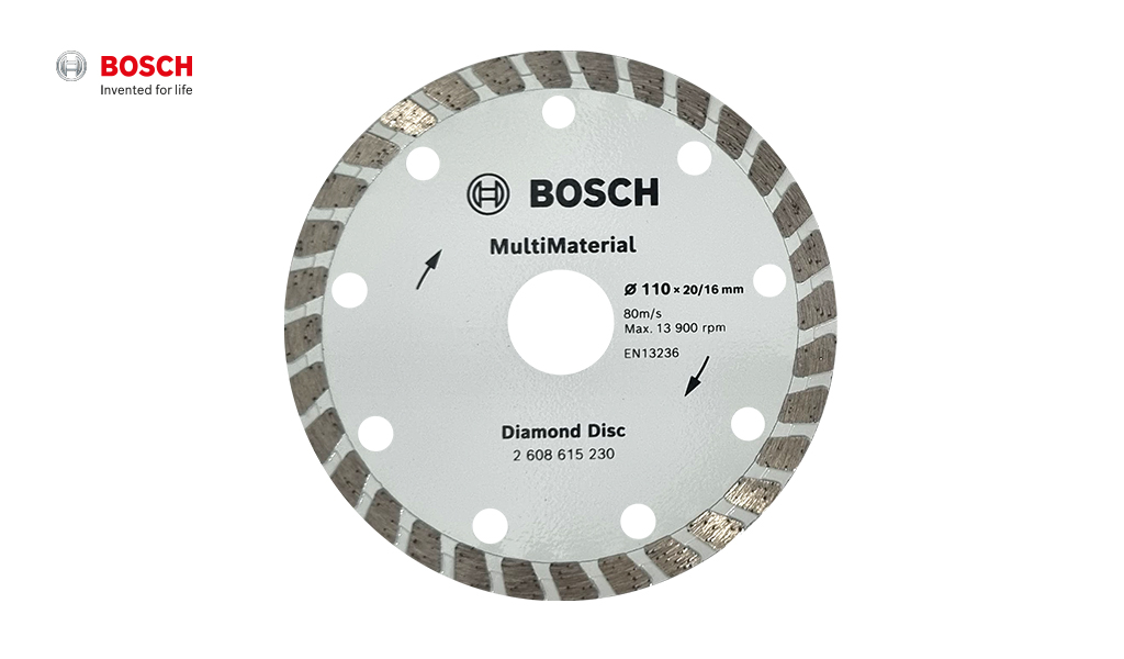 DISCO BOSCH DIAMANTADO MULTI TURBO 20X110MM 4.3/8”