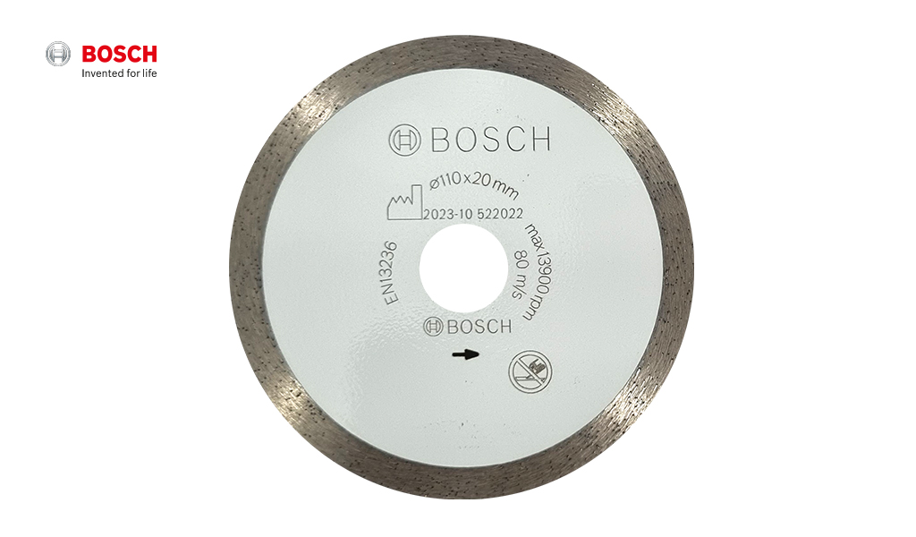 DISCO BOSCH DIAMANTADO LISO 20X110MM 4.3/8”