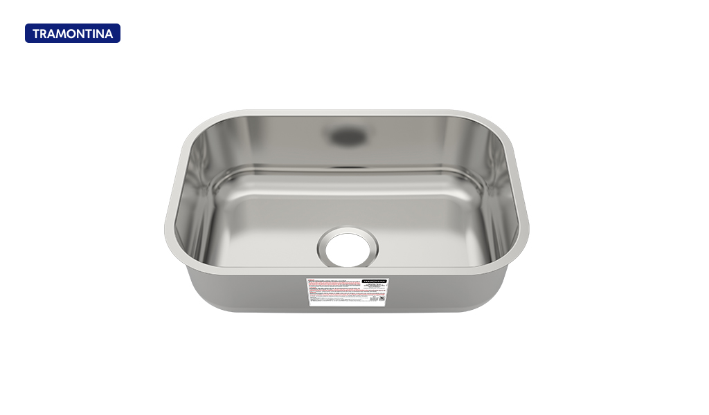 CUBA TRAMON RETA INOX BASIC 47X34X14 S/V