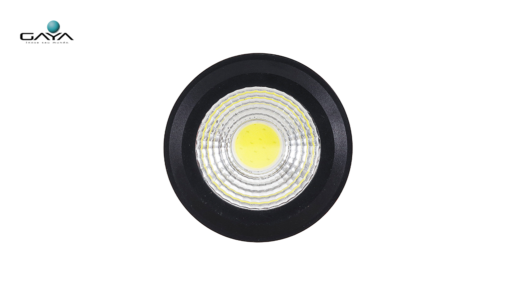 GAYA SPOT REFLEX 5W SOBREPOR 3000K 350 LUMENS PRETO