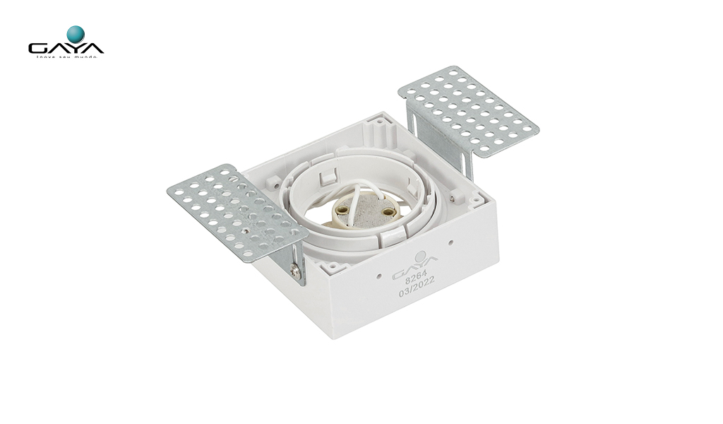 GAYA SPOT NO FRAME MR16 COM SOQUETE GU10 BRANCO