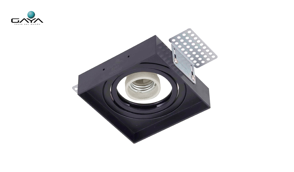 GAYA SPOT NO FRAME PAR30 COM SOQUETE E27 PRETO