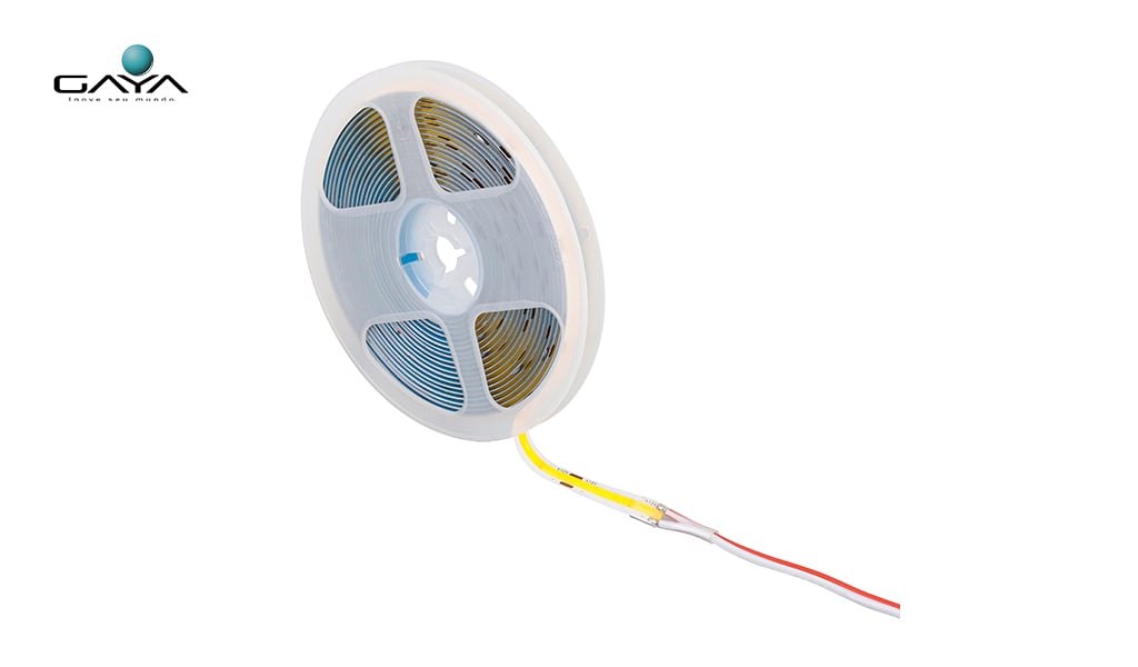 GAYA FITA LED COB AREA INTERNA 12V 9W RL C/5M - 6000K LUZ BRANCA