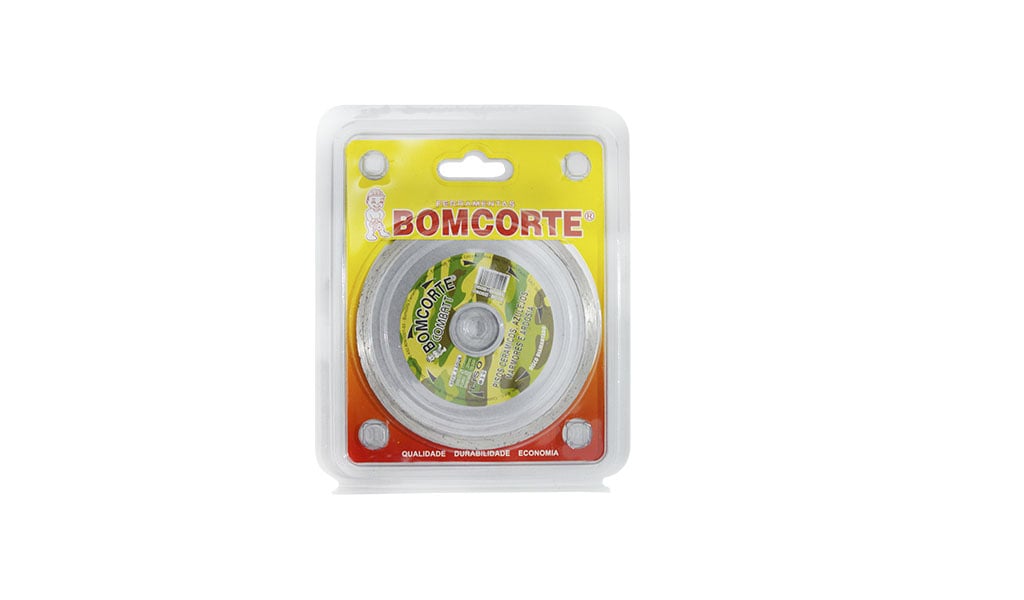DISCO BOMCORTE DIAMANTADO TURBO LINHA COMBATT 100MM 4.3/8”