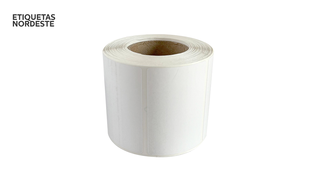 ETIQUETA NORDESTE TERMICA 60X40MM C/20 METROS - PACOTE COM 06 ROLOS