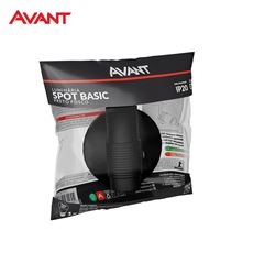 SPOT AVANT BASIC 1X E27 PRETO FOSCO