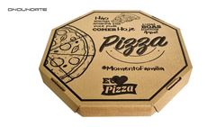 CAIXA ONDUNORTE PARA PIZZA OCTAGONAL SOLTA Nº35 C/25 UNIDADES