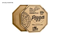 CAIXA ONDUNORTE PARA PIZZA OCTAGONAL SOLTA Nº35 C/25 UNIDADES