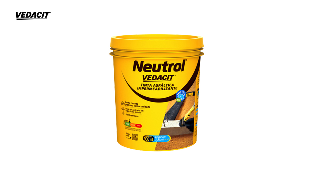 NEUTROL VEDACIT BASE AGUA - UNIDADE COM 900ML