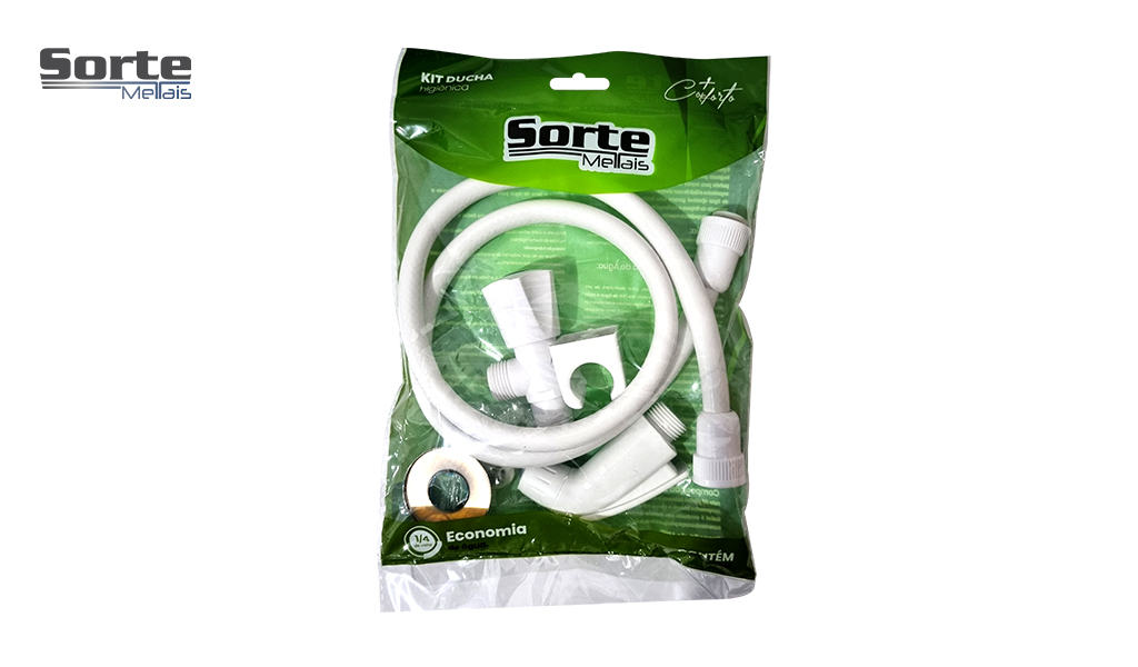 DUCHA SORTE METAIS HIGENICA ABS C/GATLHO C-50 1/4V BRANCO