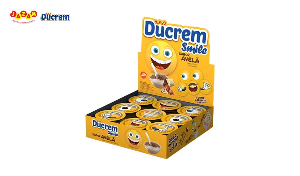 DUCREM JAZAM SMILE - COM 18/250GRAMAS UNIDADES