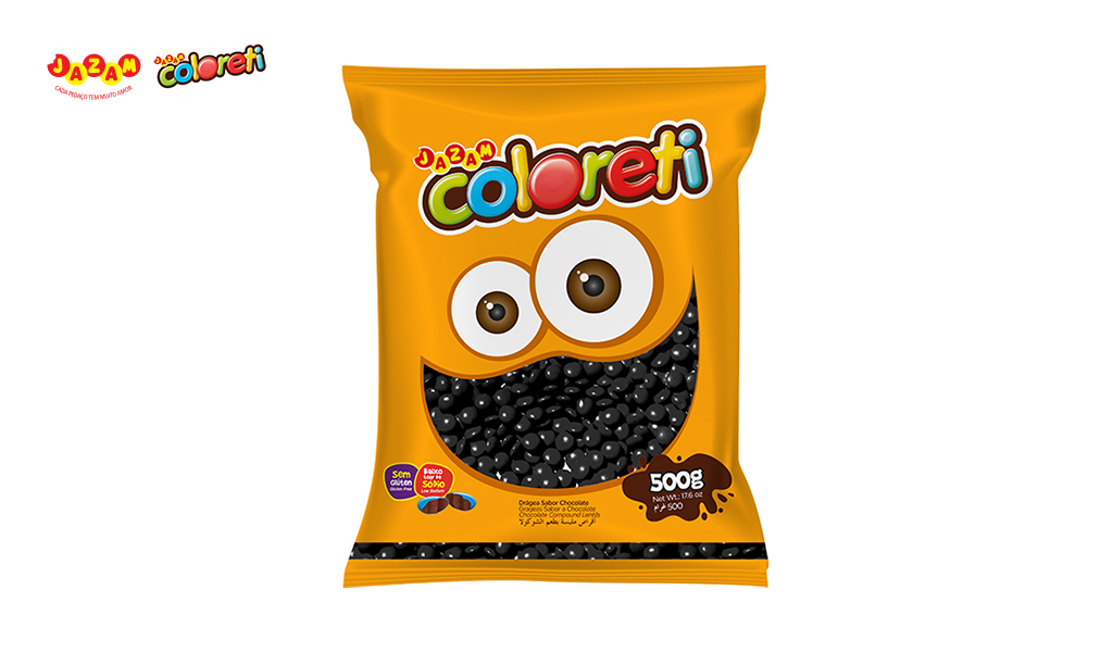 COLORETI JAZAM PRETO - COM 500G UNIDADE
