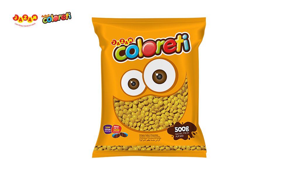 COLORETI JAZAM AMARELO - COM 500G UNIDADE