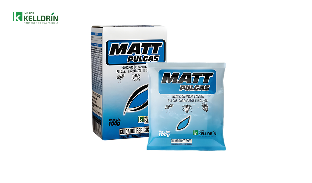 MATT KELLDRIN PULGAS - PACOTINHO C/100G