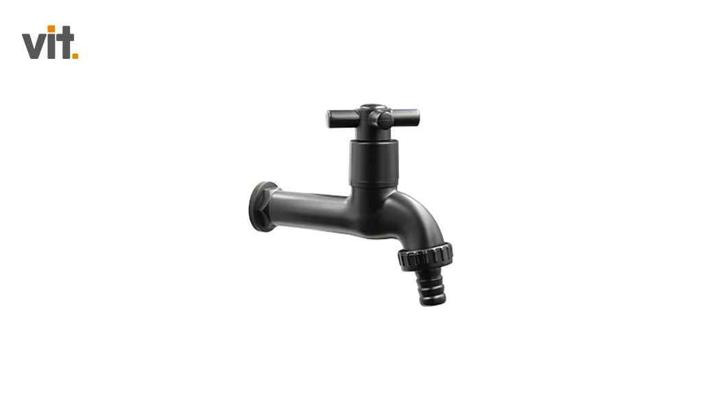 TORNEIRA VIT TANQUE/JARDIM 1/4 DE VOLTA ABS C31 - NA COR PRETA