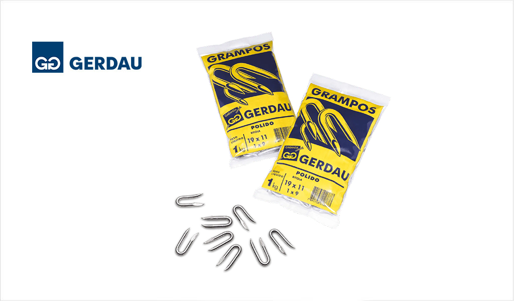 GRAMPO GERDAU 19X11 (1”X9) GALV