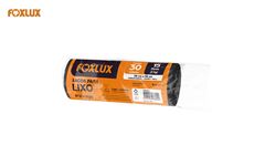 SACO FOXLUX LIXO PRETO 39X58CM 15 LITROS - C/30 UNIDADES ( FUNDO ESTRELA )