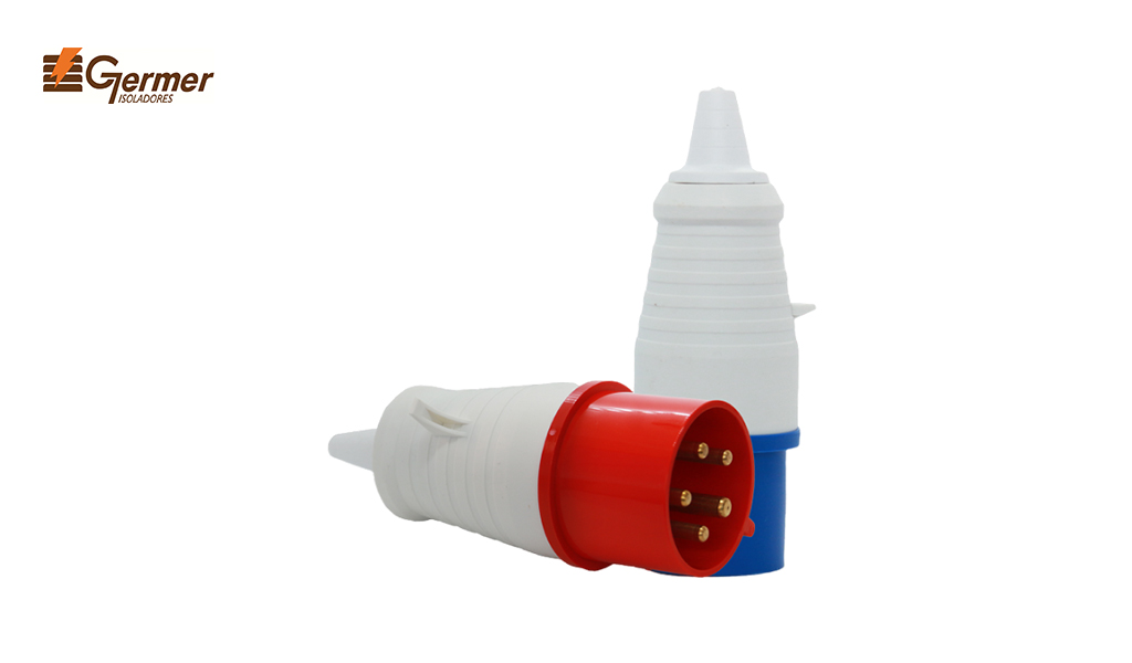 PLUG GERMER INDUSTRIAL 16A 2P+T 230V MACHO