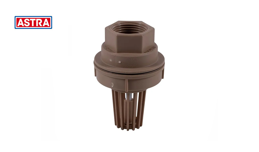 VALVULA ASTRA DE POCO VPP114 POLIETILENO 1.1/4” MARROM