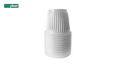 COPO FONPLAST PLASTICO BRANCO 50ML PS C/5000