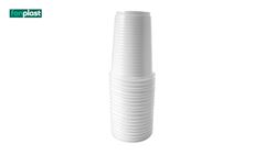 COPO FONPLAST PLASTICO BRANCO 80ML PS C/2500