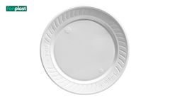 PRATO FONPLAST PLASTICO 18CM RASO BRANCO C/500 UNIDADES