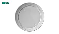 PRATO FONPLAST PLASTICO 21CM RASO BRANCO C/500 UNIDADES