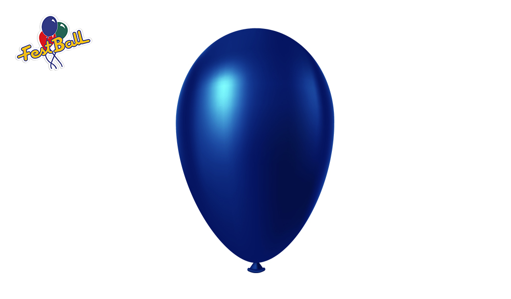 BALAO FESTBALL PERA 6.5 LISO AZUL ROYAL - COM 50 UNIDADES
