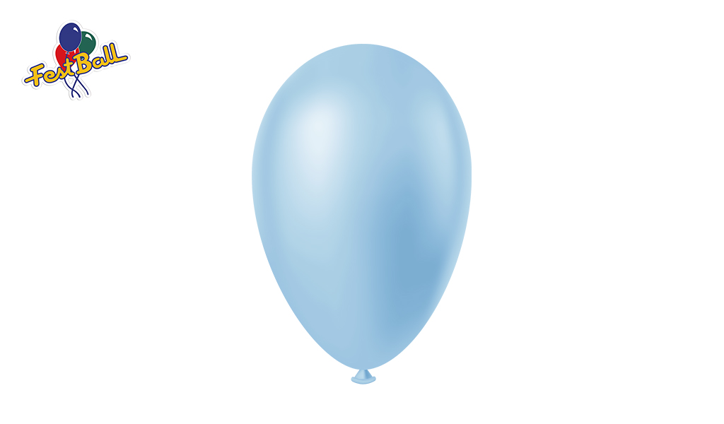 BALAO FESTBALL PERA 6.5 LISO AZUL CANDY - COM 50 UNIDADES