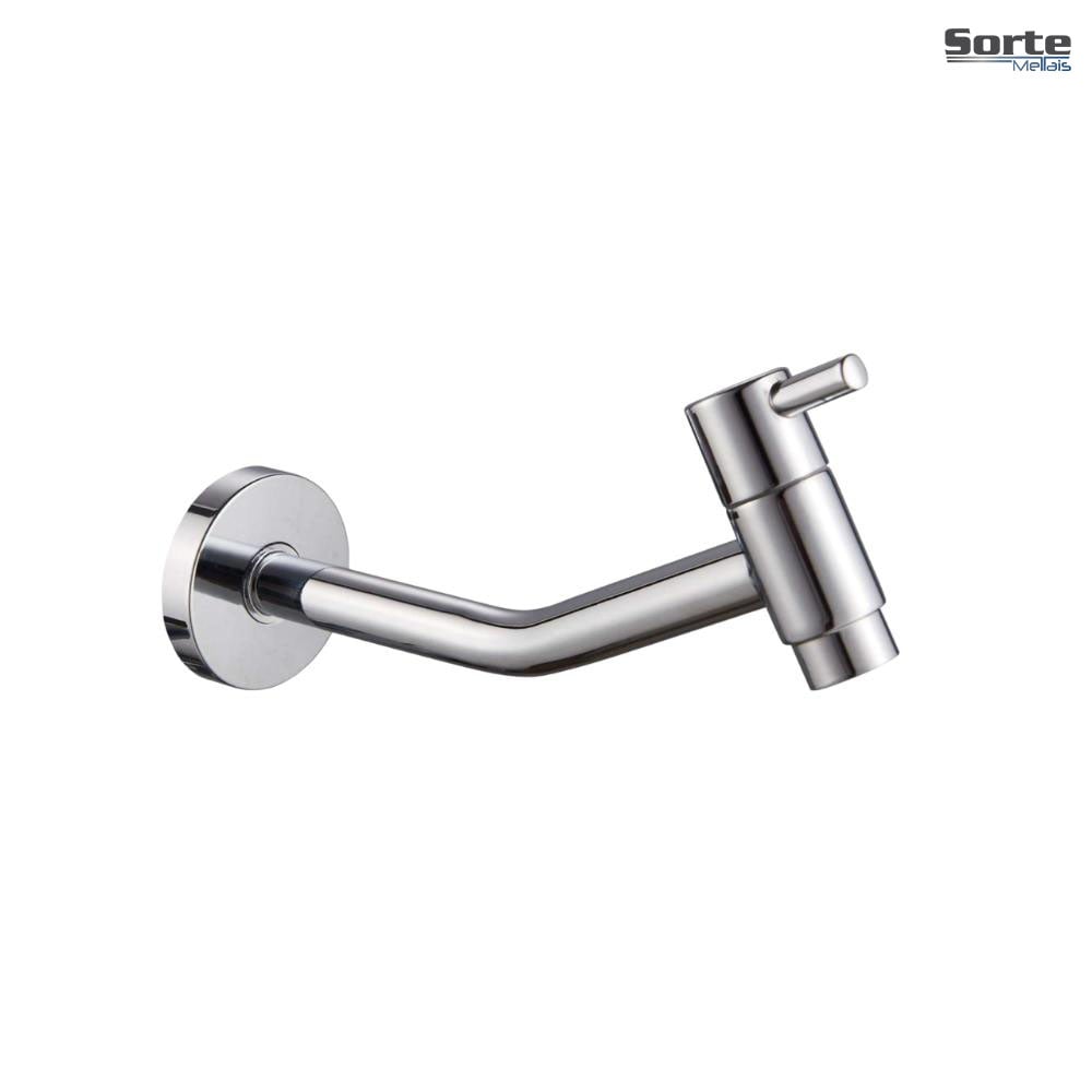 TORNEIRA SORTE METAIS PAREDE LINK LAVATORIO  METAL CROMADO