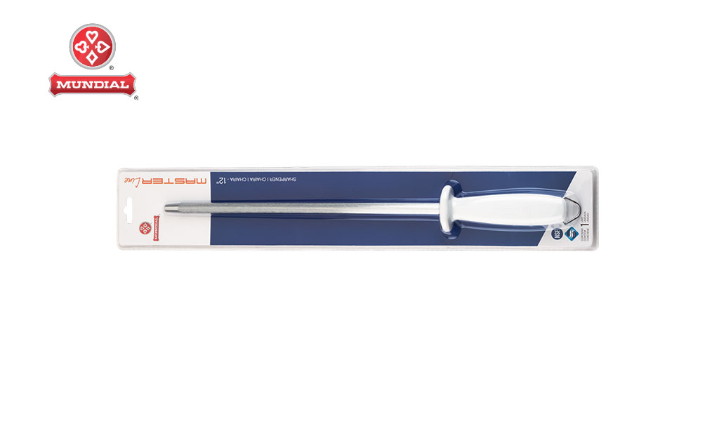 CHAIRA MUNDIAL P/AMOLAR FACAS LINE MASTER 12” C/CABO PLASTICO BRANCO