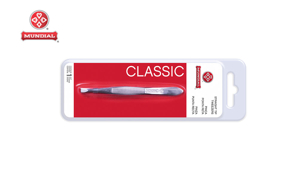 PINCA MUNDIAL LINHA CLASSIC LONGA COM PONTA RETA INOX