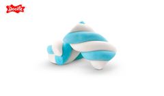 MAXMALLOWS DOCILE TWIST AZUL/BRANCO BAUNILHA 250G