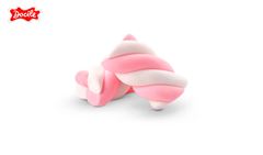 MAXMALLOWS DOCILE TWIST ROSA/BRANCO BAUNILHA 250G