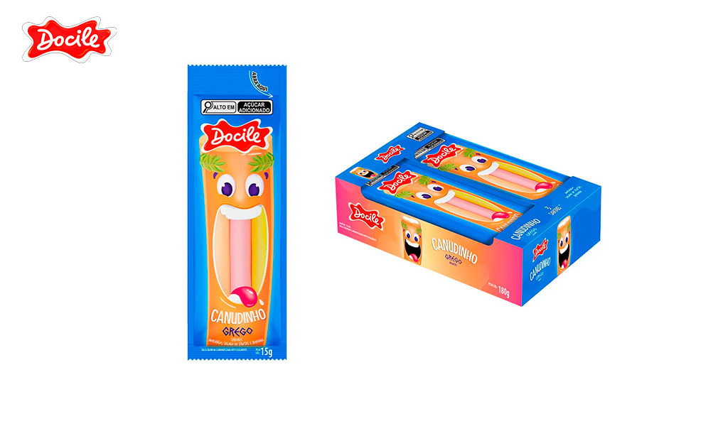 CANUDINHO DOCILE GREGO 15G C/12 UNIDADES