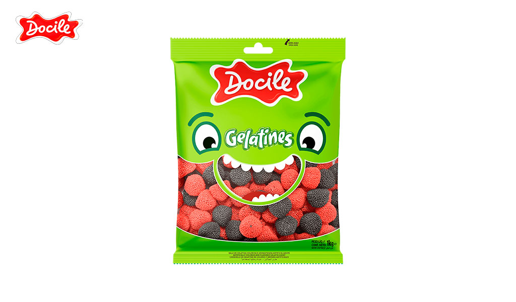 BALA DE GELATINA (GELATINES) DOCILE AMORAS 1KG