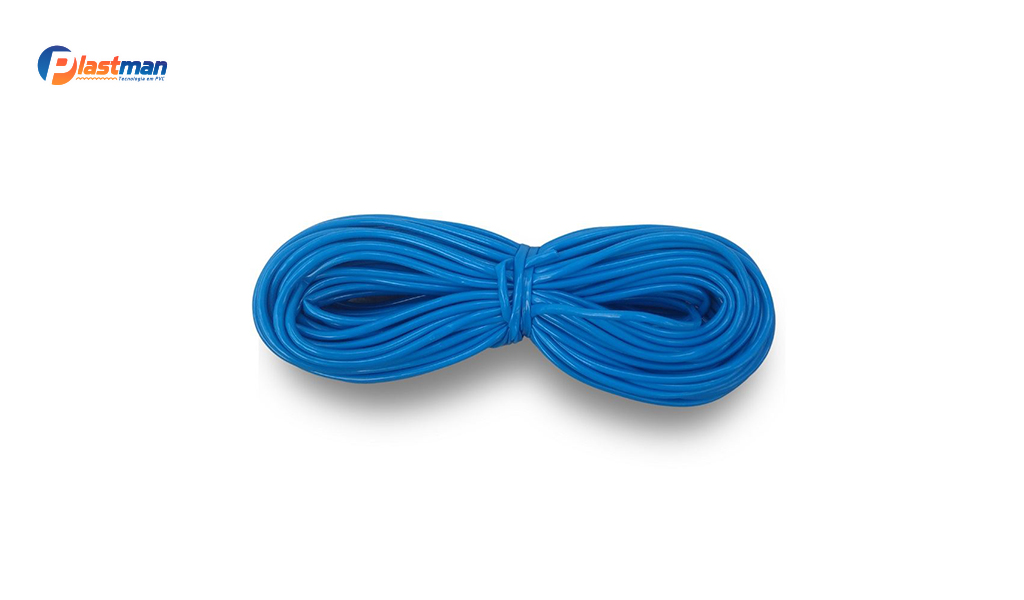 ESPAGT PLASTMAN 5,0X1,3MM AZUL C/1KG