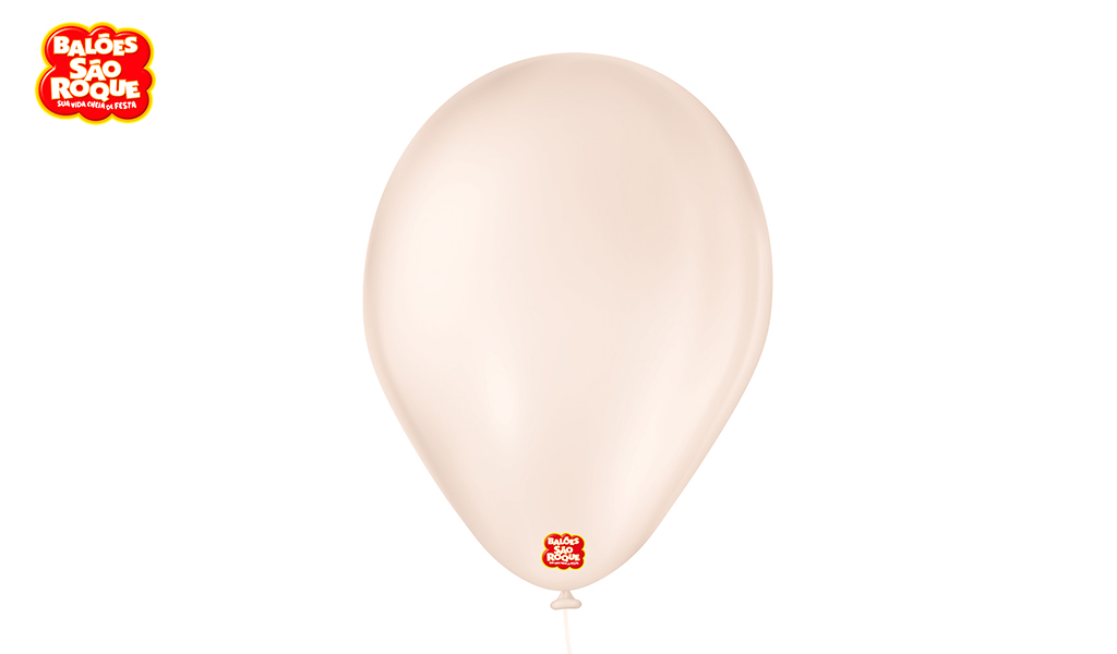 BALÃO SÃO ROQUE PERA 7 CANDY COLORS LARANJA - PACOTE C/25 UNIDADES.