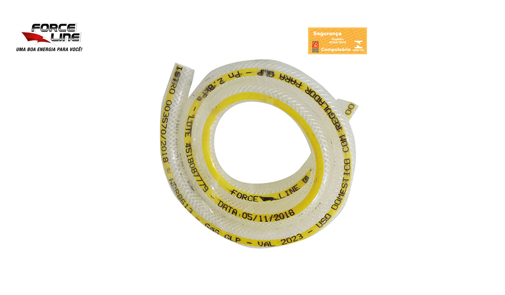 MANGUEIRA FORCELINE P/GAS GLP 1,20M
