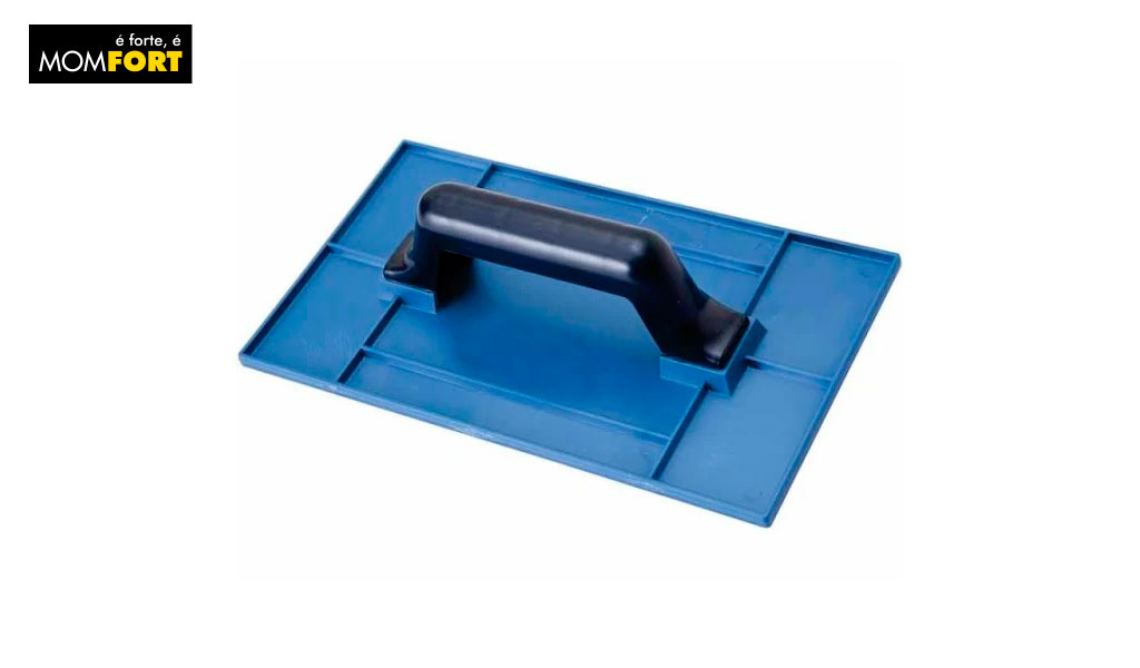 DESEMPENADEIRA MOMFORT PVC ESTRIADA 17 X 30 CM AZUL