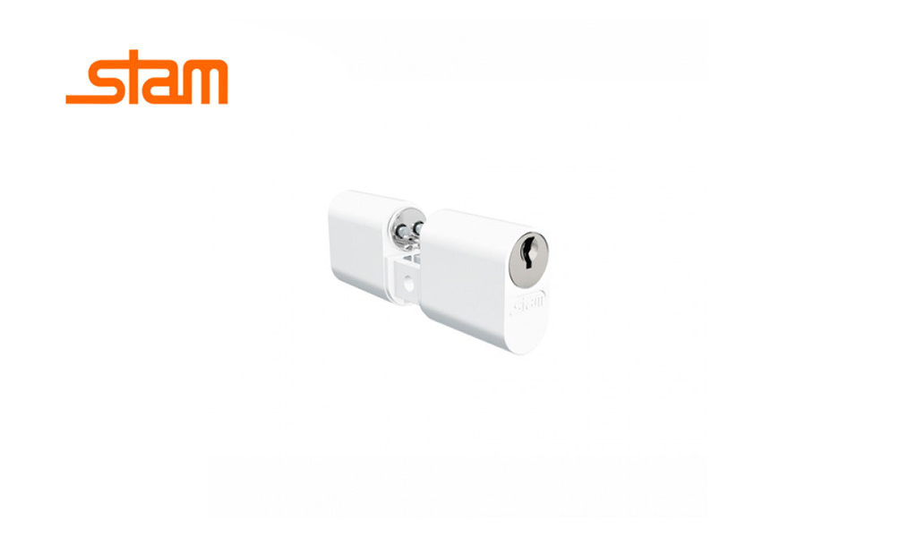 CILINDRO STAM BUZIOS FCH 74MM 601/603/901 C/PARAFUSO - BRANCO