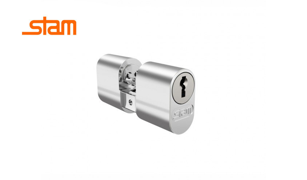 CILINDRO STAM FCH 1005/1006/1007 C/PARAFUSO - CROMADO