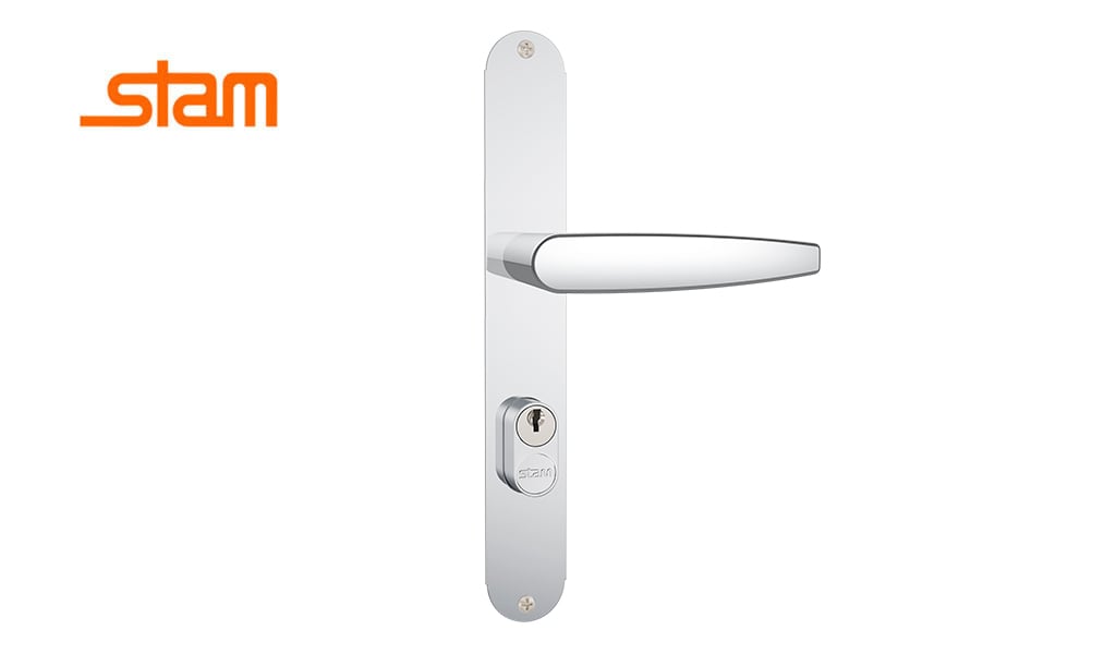 FECHADURA STAM BUZIOS 603/33 74MM EXTERNA ESP INOX