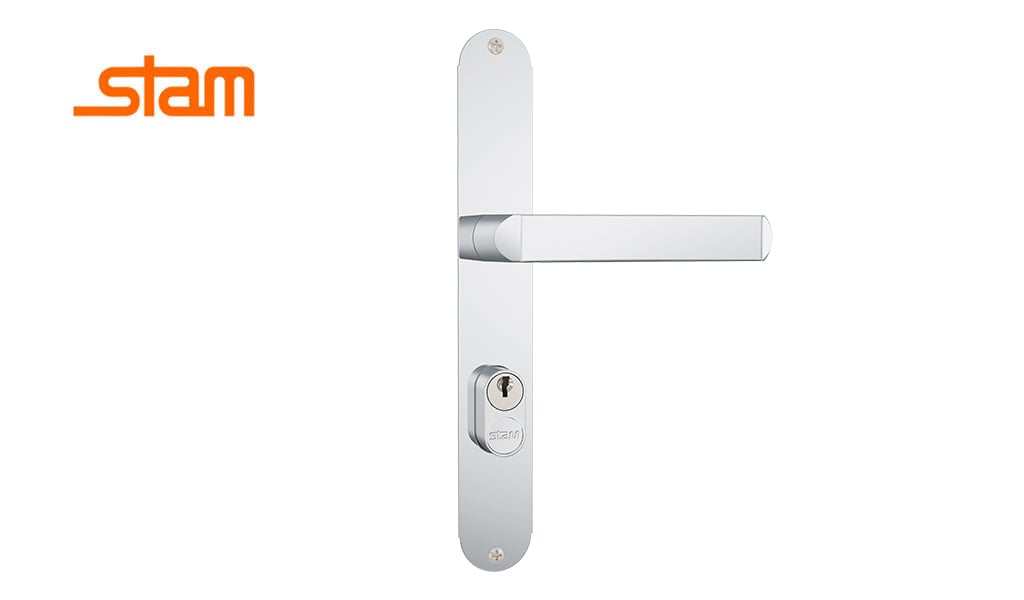 FECHADURA STAM BUZIOS 603/07 74MM EXTERNA ESP INOX