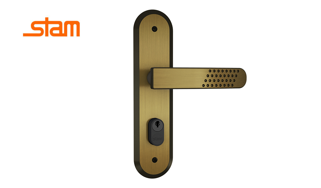 FECHADURA STAM GORJE 1801/21 EXTERNA ESP OXIDADO