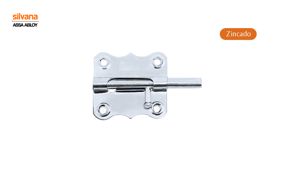 TARJETA SILVANA 2'' ZINC C/12 UNIDADES
