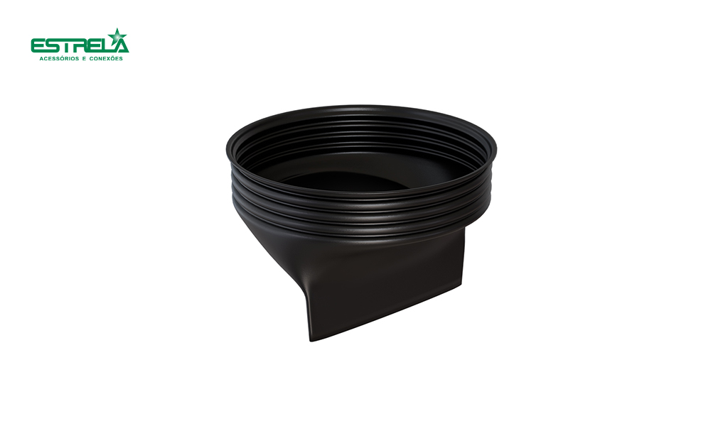 ANTI ESPUMA ESTRELA P/RALO 100MM PRETO