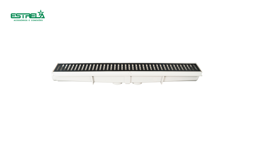 RALO ESTRELA SEQUENCIAL RETO - LINHA PREMIUM C/2 SAIDAS DE 40MM COMP - 49,5CM INOX